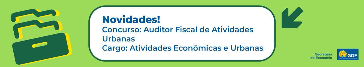 Concurso - Auditor Fiscal de Atividades Urbanas